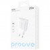 Сетевое зарядное устройство Proove Rapid 20W USB-C White (WCRP20000102)