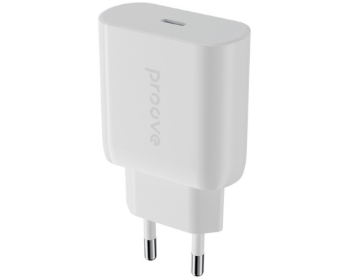 Сетевое зарядное устройство Proove Rapid 20W USB-C White (WCRP20000102)