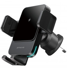 Автомобильный держатель с беспроводной зарядкой Proove Sonic 15W Black (WHSN15002001)