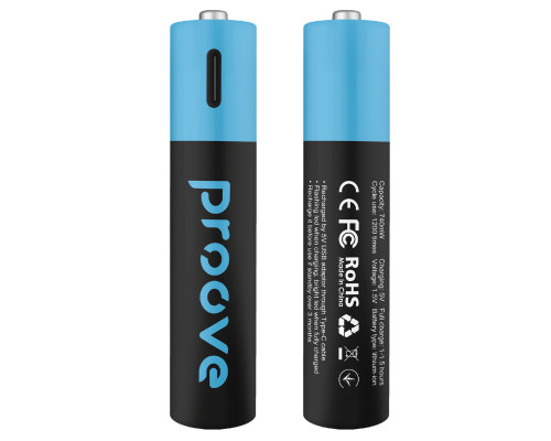 Аккумуляторные батарейки Proove Compact Energy AAA 2 pcs Black (RBCE75010008)