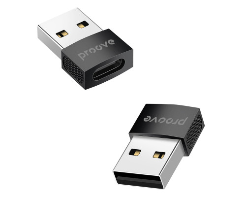 Переходник OTG Proove Extension Type-C to USB Black (HBEX00012001)