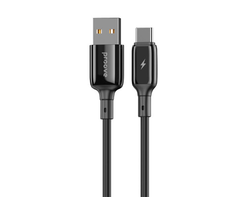 Кабель Proove Flex Metal USB to Type-C (1m) Black (CCFM20001201)