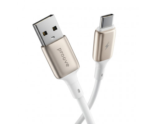 Кабель Proove Flex Metal USB to Type-C (1m) White (CCFM20001202)