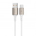 Кабель Proove Flex Metal USB to Type-C (1m) White (CCFM20001202)