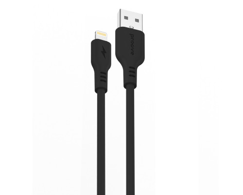 Кабель Proove Rebirth USB to Lightning 2.4A (1m) Black (CCRE60001101)