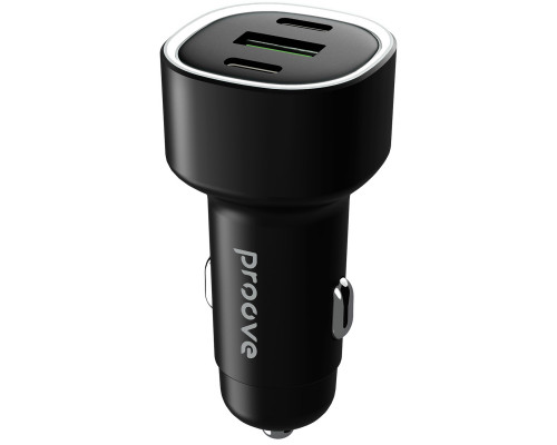 Автомобильное зарядное устройство Proove Flash 60W 2Type-C+USB Black (CCFL60111201)