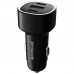 Автомобильное зарядное устройство Proove Flash 60W 2Type-C+USB Black (CCFL60111201)