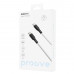 Кабель Proove Rebirth Type-C to Type-C 60W (1m) Black/White (CCRE60002202)