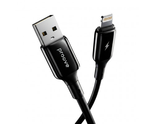 Кабель Proove Flex Metal USB to Lightning 2.4A (1m) Black (CCFM20001101)