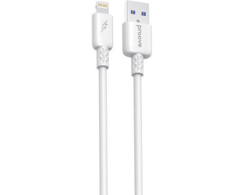 Кабель Proove GridLine Lightning 2.4A (1m) White (CCGL12001102)