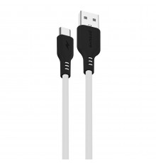 Кабель Proove Rebirth USB to Type-C 2.4A (1m) Black/White (CCRE60001202)