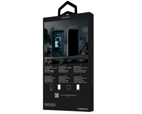 Защитное стекло Proove Privacy для iPhone 14 Pro Max/15 Plus/16 Plus (PGPPRI14PM01)