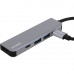 Type-C хаб Proove Arc Link 5 in 1 (2 Type-C 3.0 + 2 USB 3.0 + HDMI) Silver (HBAL00010604)