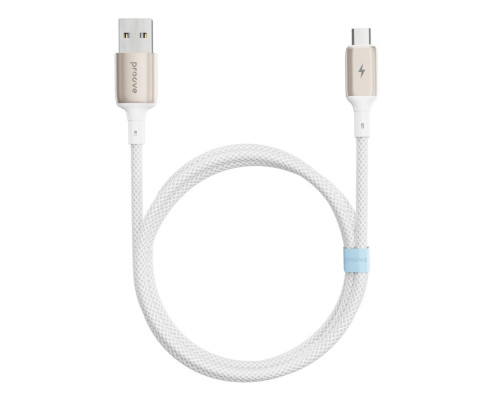 Кабель Proove Dense Metal USB to Micro USB 2.4A (1m) White (CCDM20001302)