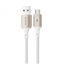 Кабель Proove Dense Metal USB to Micro USB 2.4A (1m) White (CCDM20001302)