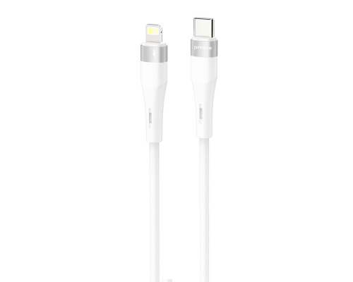 Кабель Proove Light Silicone Plus Type-C to Lightning 27W (1m) White (CCLS27002102)