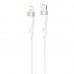 Кабель Proove Light Silicone Plus Type-C to Lightning 27W (1m) White (CCLS27002102)
