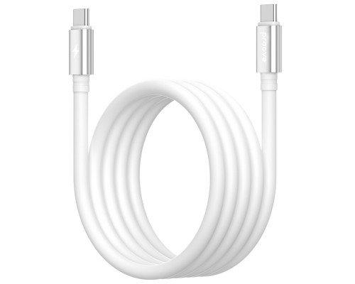 Кабель Proove Magneto Type-C to Type-C 60W (1m) White (CCMA60002202)