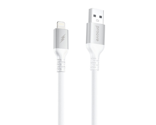 Кабель Proove ReGen Silicone USB to Lightning 2.4A (1m) White (CCRS15001102)