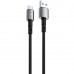 Кабель Proove Silicraft USB to Type-C 3A (1m) Black (CCSC15001201)