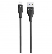 Кабель Proove Soft Silicone USB to Lightning 2.4A (1m) Black (CCSO20001101)