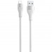 Кабель Proove Soft Silicone USB to Lightning 2.4A (1m) White (CCSO20001102)