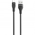 Кабель Proove Soft Silicone USB to Type-C 3A (2m) Black (CCSO20001221)