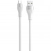 Кабель Proove Soft Silicone USB to Type-C 3A (2m) White (CCSO20001222)