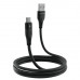 Кабель Proove Soft Silicone USB to Micro USB 2.4A (1m) Black (CCSO20001301)