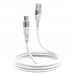 Кабель Proove Soft Silicone USB to Micro USB 2.4A (1m) White (CCSO20001302)
