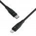 Кабель Proove Soft Silicone Type-C to Lightning 27W (2m) Black (CCSO27002121)