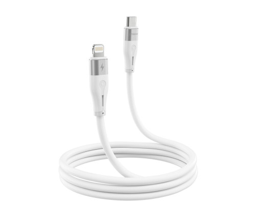 Кабель Proove Soft Silicone Type-C to Lightning 27W (2m) White (CCSO27002122)