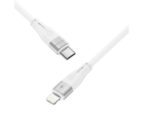 Кабель Proove Soft Silicone Type-C to Lightning 27W (2m) White (CCSO27002122)