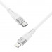 Кабель Proove Soft Silicone Type-C to Lightning 27W (2m) White (CCSO27002122)