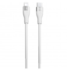 Кабель Proove Soft Silicone Type-C to Lightning 27W (2m) White (CCSO27002122)