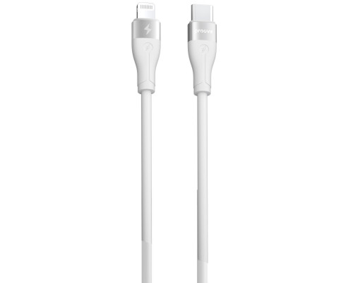 Кабель Proove Soft Silicone Type-C to Lightning 27W (2m) White (CCSO27002122)
