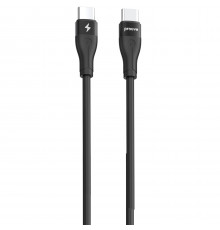 Кабель Proove Soft Silicone Type-C to Type-C 60W (1m) Black (CCSO60002201)