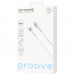 Кабель Proove Soft Silicone Type-C to Type-C 60W (1m) White (CCSO60002202)