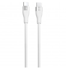 Кабель Proove Soft Silicone Type-C to Type-C 60W (1m) White (CCSO60002202)