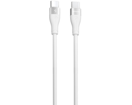 Кабель Proove Soft Silicone Type-C to Type-C 60W (1m) White (CCSO60002202)
