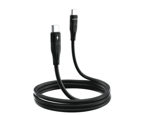 Кабель Proove Soft Silicone Type-C to Type-C 60W (2m) Black (CCSO60002221)