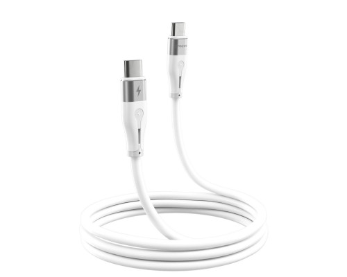 Кабель Proove Soft Silicone Type-C to Type-C 60W (2m) White (CCSO60002222)