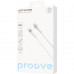 Кабель Proove Soft Silicone Type-C to Type-C 60W (2m) White (CCSO60002222)