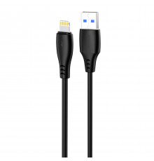Кабель Proove Simple Silicone USB to Lightning 2.4A (1m) Black (CCSS12001101)