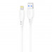 Кабель Proove Simple Silicone USB to Lightning 2.4A (1m) White (CCSS12001102)