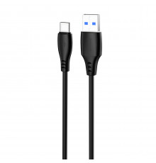 Кабель Proove Simple Silicone USB to Type-C 3A (1m) Black (CCSS15001201)