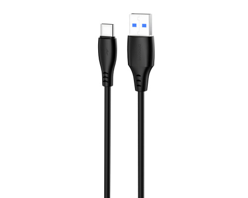 Кабель Proove Simple Silicone USB to Type-C 3A (1m) Black (CCSS15001201)