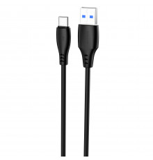 Кабель Proove Simple Silicone USB to Type-C 3A (2m) Black (CCSS15001221)