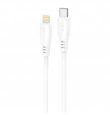 Кабель Proove Simple Silicone Type-C to Lightning 27W (1m) White (CCSS27002102)