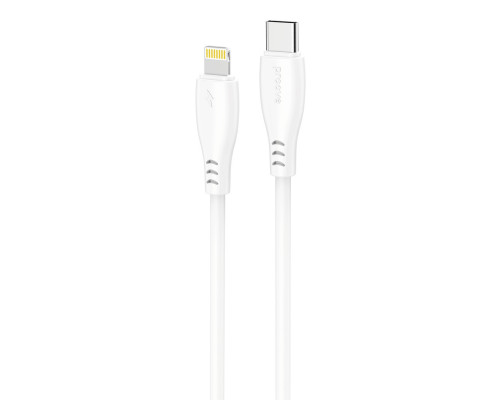 Кабель Proove Simple Silicone Type-C to Lightning 27W (1m) White (CCSS27002102)